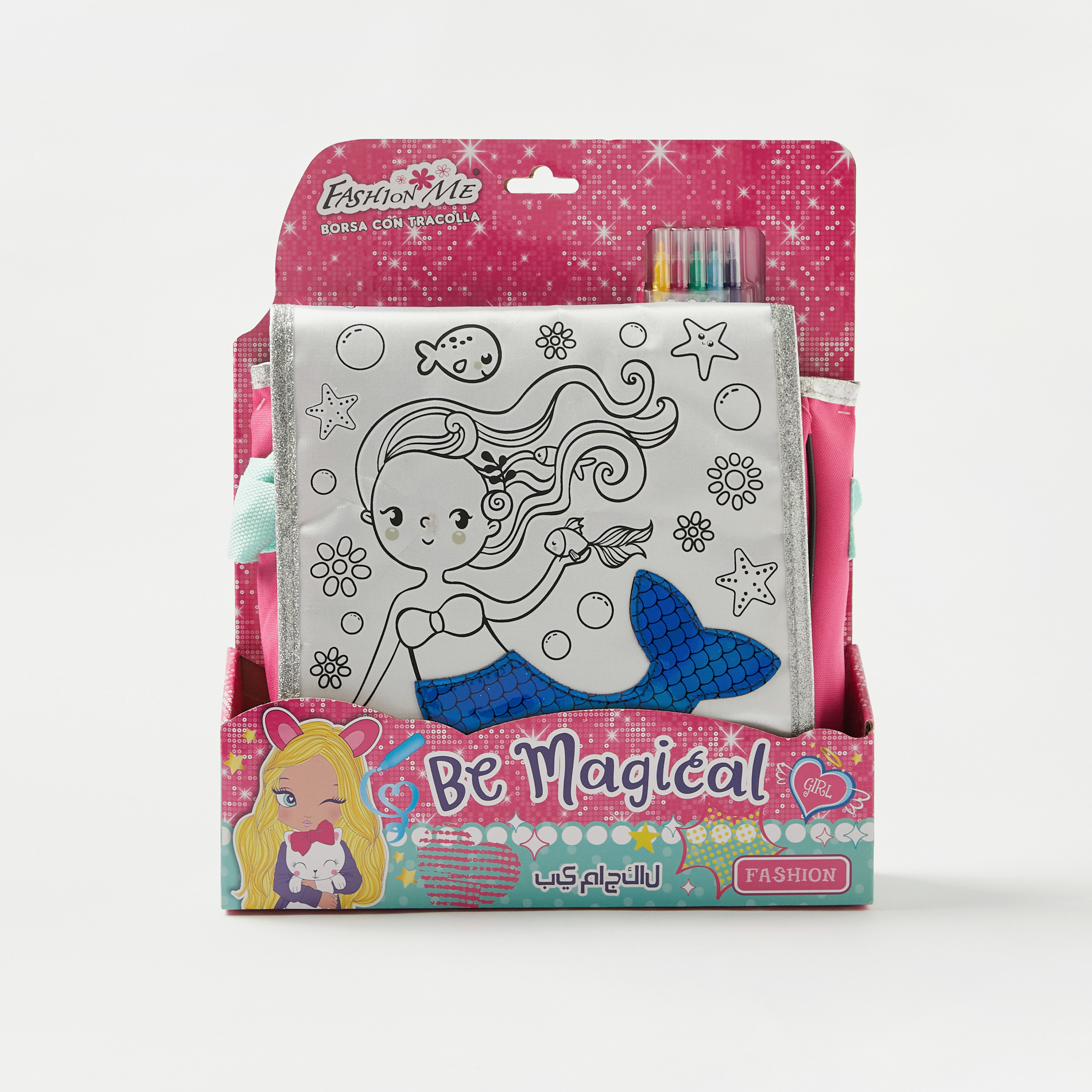 Fashion ME Mermaid Print Messenger Bag with Adjustable Strap-girls-accessories-bags-image-5