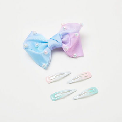 Buy Gloo 5-Piece Embellished Bow and Hair Clips Set Online for Girls |  Centrepoint Oman