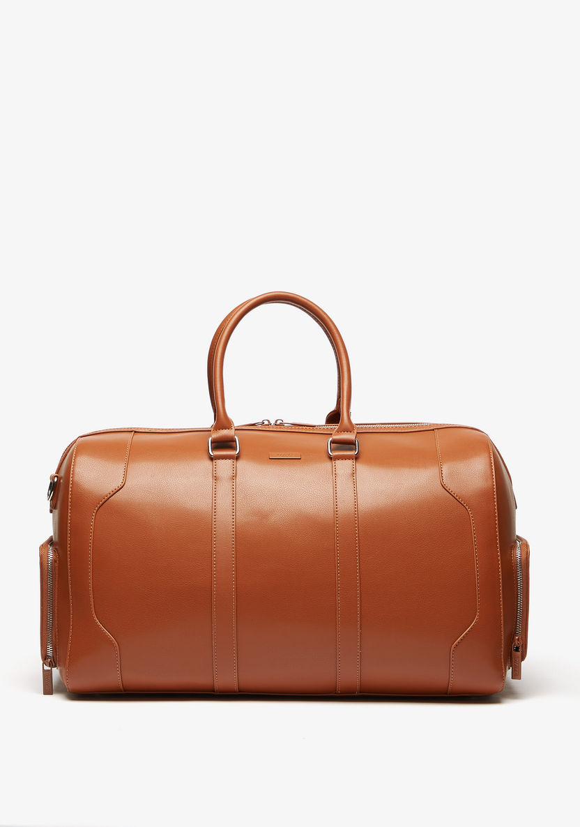 WAVE Solid Duffle Bag with Double Handles-Men%27s Handbags-image-0
