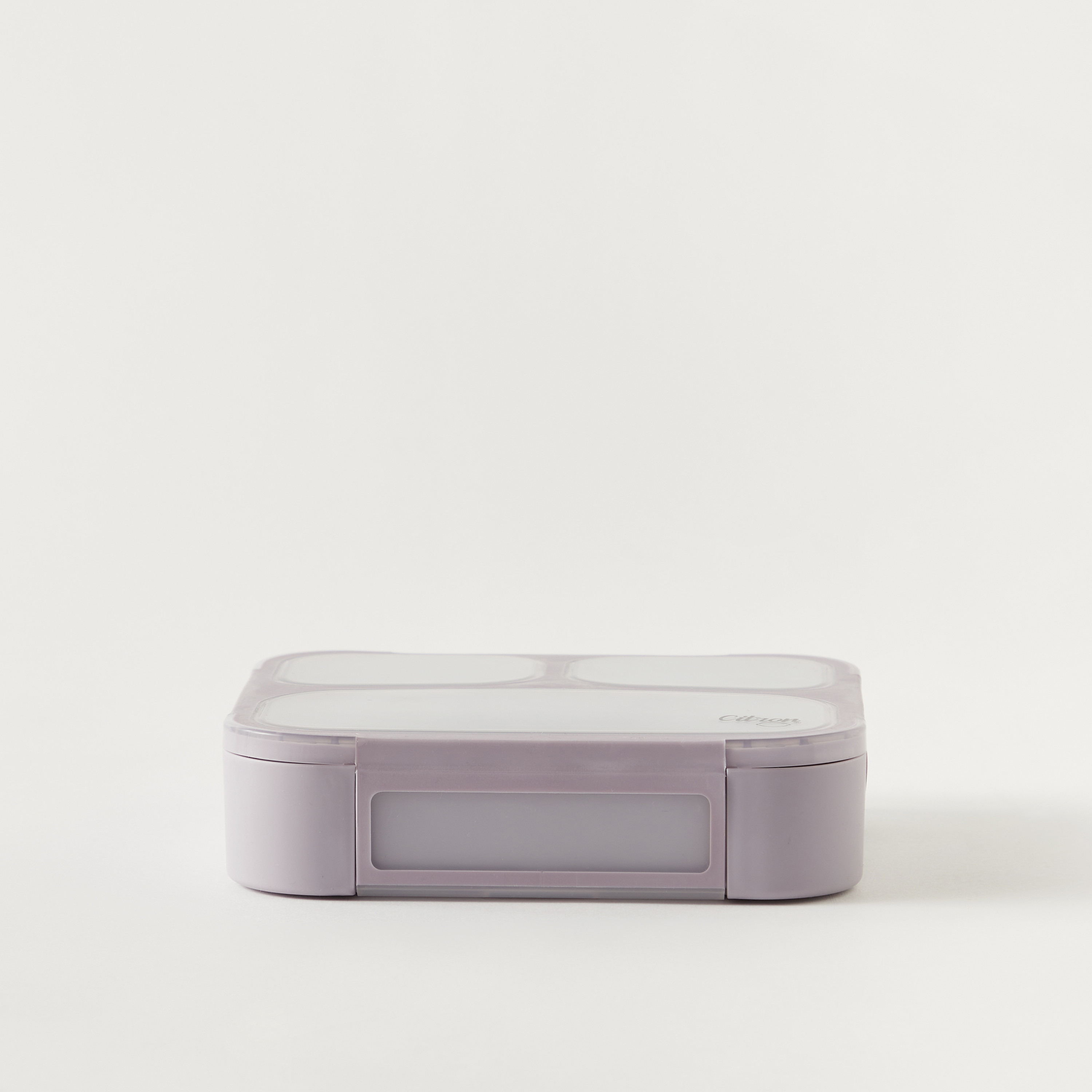 Citron Sectioned Lunch Box with Fork and Spoon-school-lunchessentials-lunchboxes-image-4