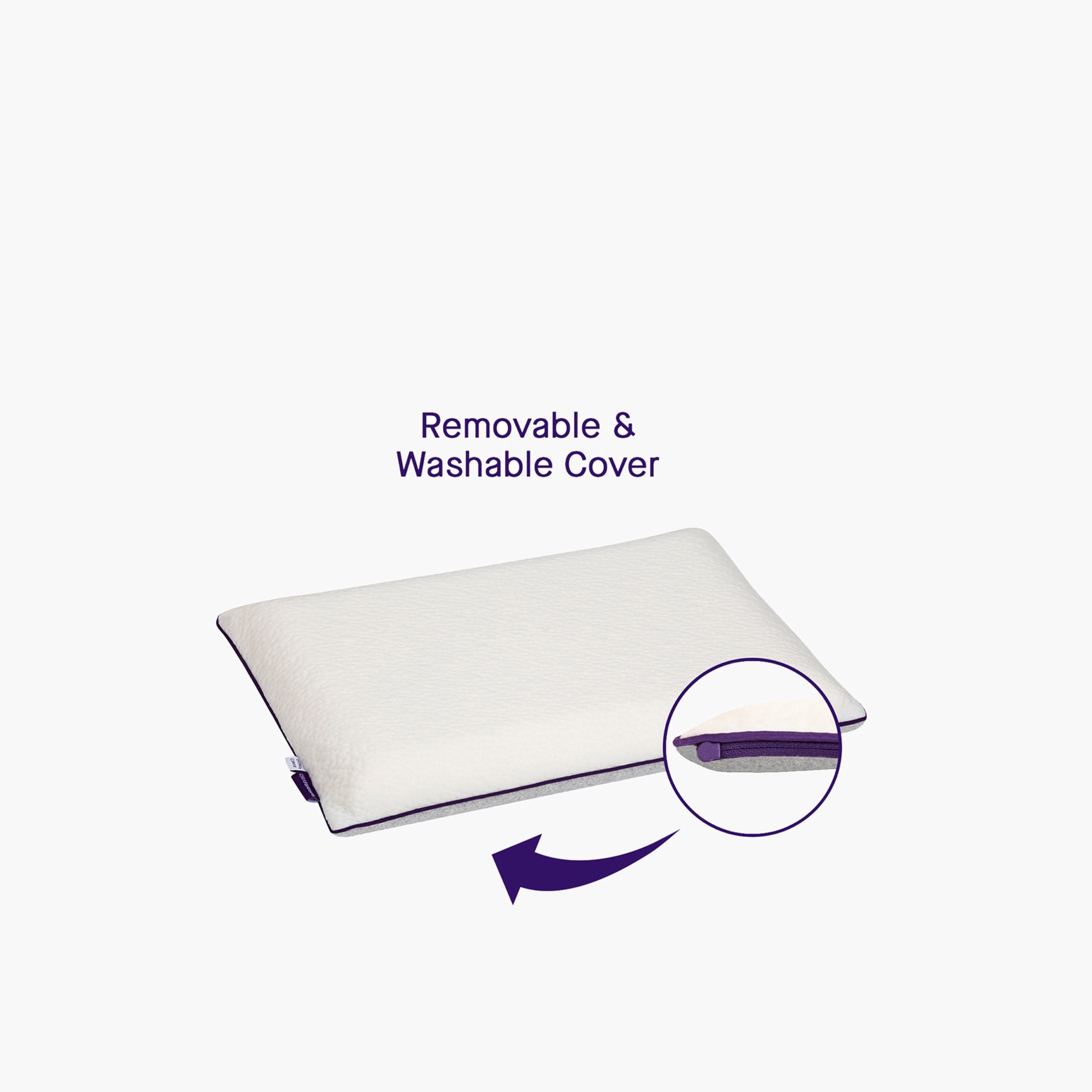 ClevaMama Solid Baby Pillow - 40x23 cms-baby-nursery-babybedding-image-6