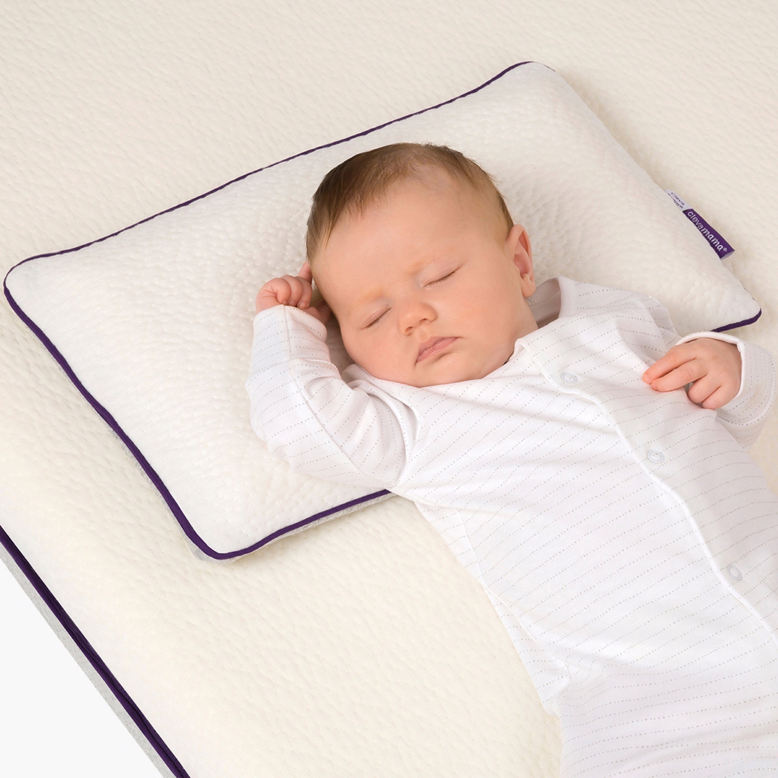 ClevaMama Solid Baby Pillow - 40x23 cms-baby-nursery-babybedding-image-8