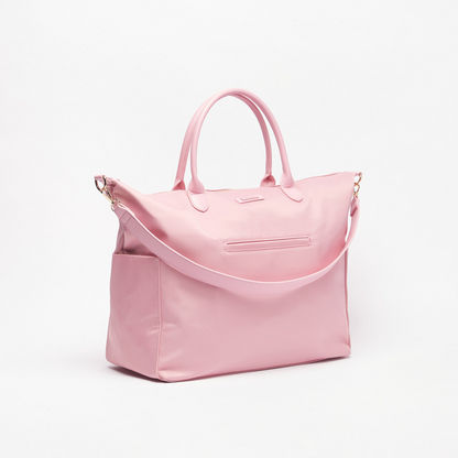 WAVE Solid Duffle Bag with Double Handles-Men%27s Handbags-image-1