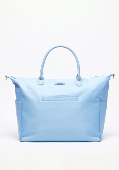 WAVE Solid Duffle Bag with Double Handles-Men%27s Handbags-image-0