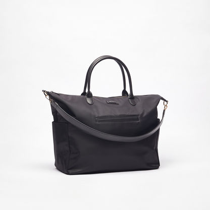 WAVE Solid Duffle Bag with Double Handles-Men%27s Handbags-image-1