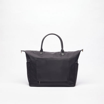 WAVE Solid Duffle Bag with Double Handles-Men%27s Handbags-image-3