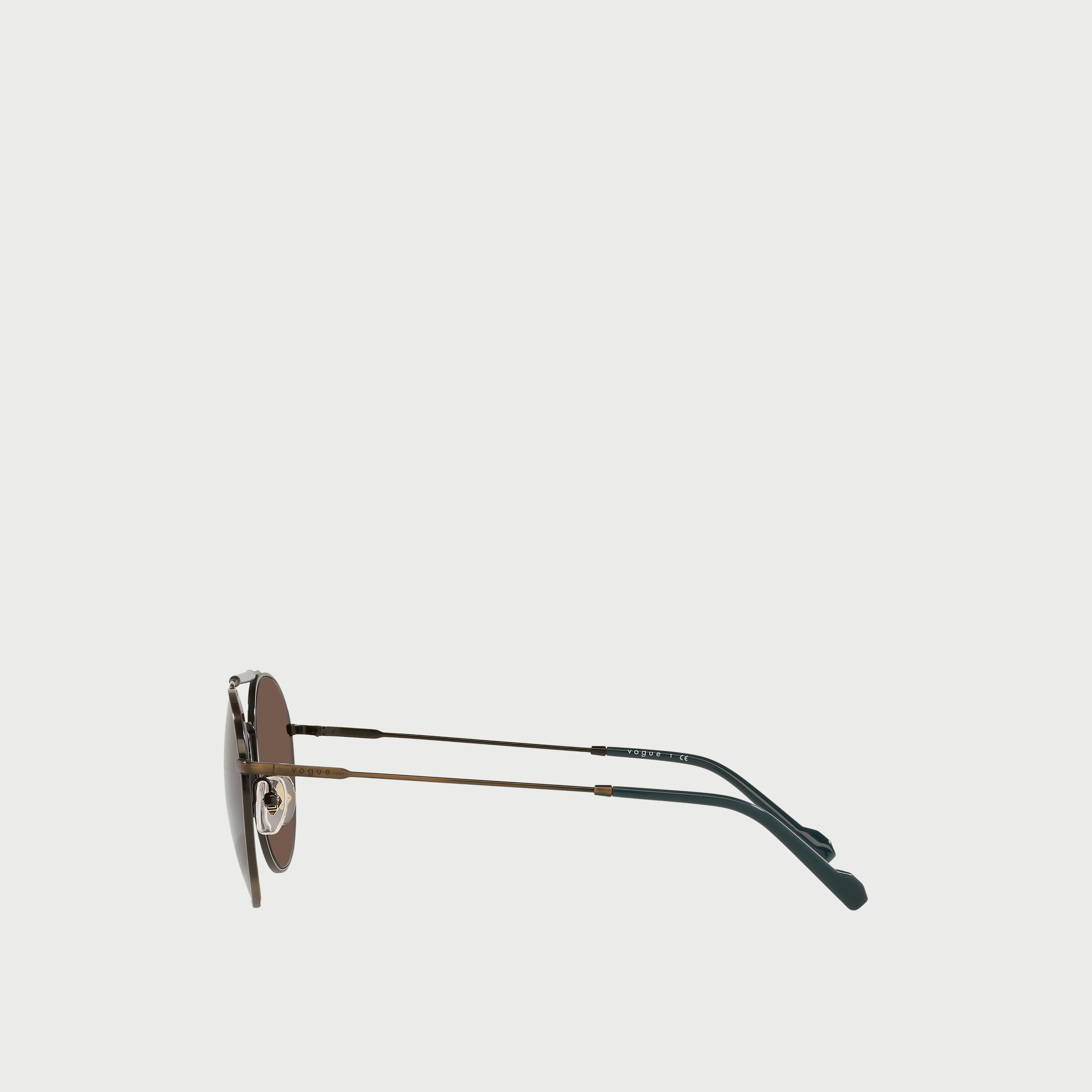 نظارة شمسية بيضاوية بعدسات بني غامق للرجال من فوغ-men-sunglasses-image-3