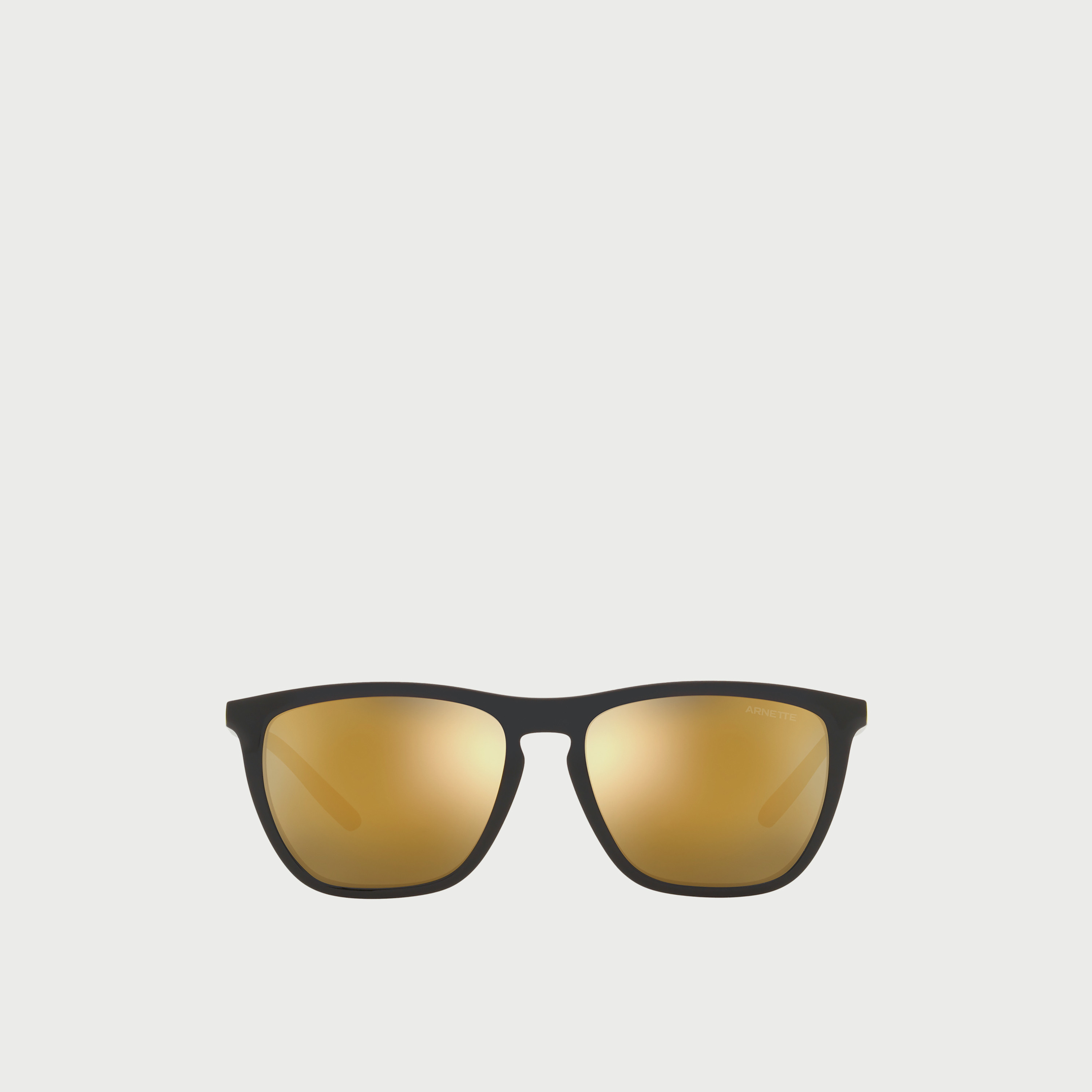 نظارات شمسية من ارنيت للرجال مربعة بعدسات عاكسة بلون ذهبي-men-sunglasses-image-1