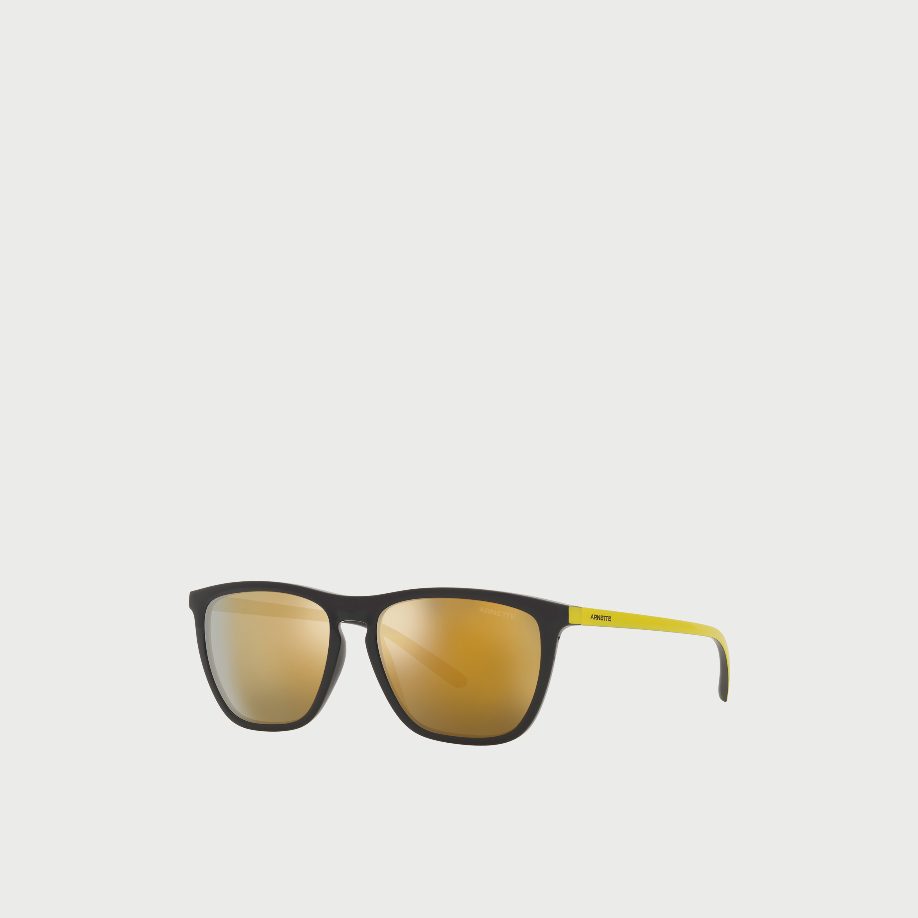 نظارات شمسية من ارنيت للرجال مربعة بعدسات عاكسة بلون ذهبي-men-sunglasses-image-2