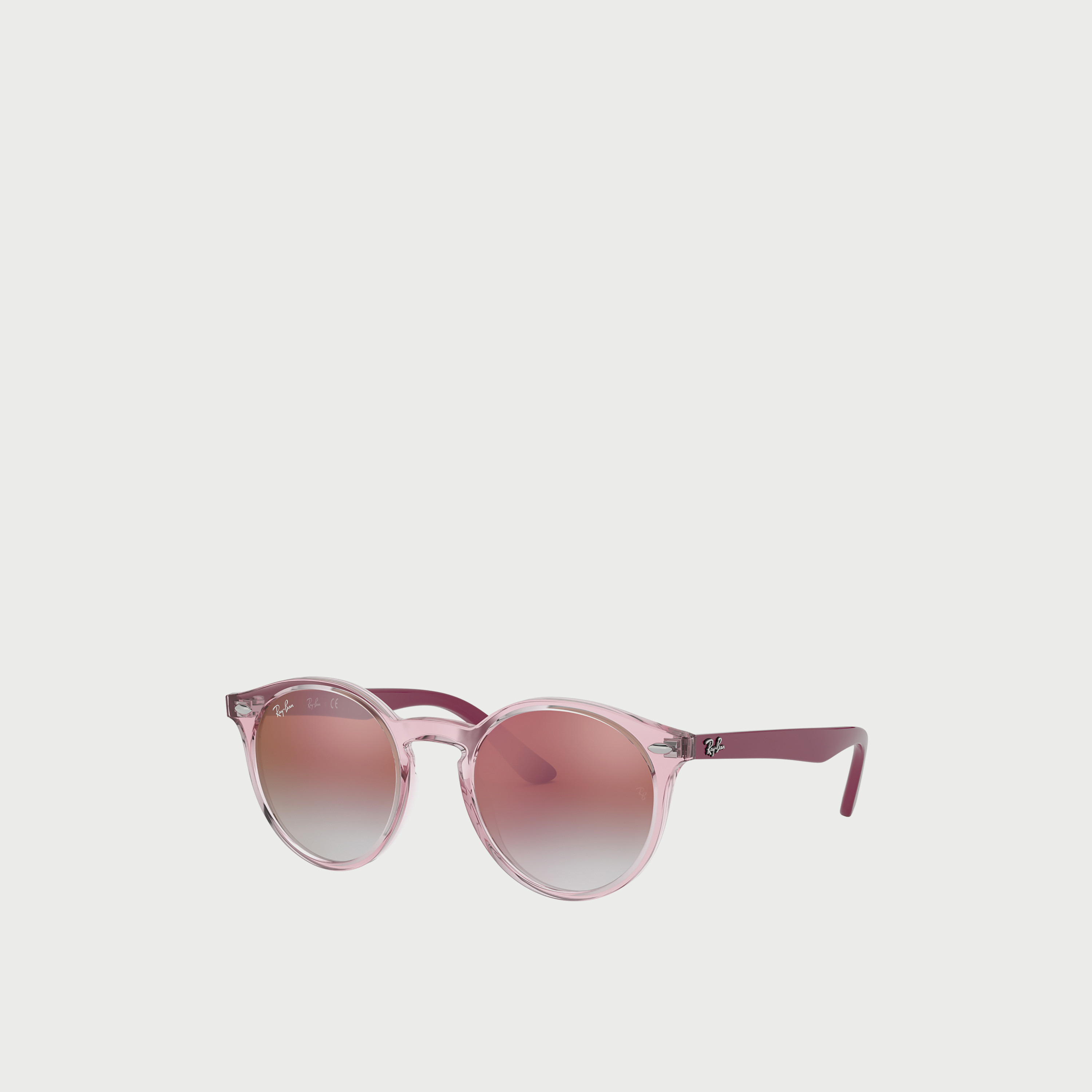  0RJ9064S | نظارة شمسية بتصميم افياتور للصغار بعدسات مستديرة من راي-بان-girls-accessories-sunglasses-image-3