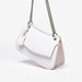 Missy Solid Crossbody Bag with Chain Strap and Button Closure-Women%27s Handbags-thumbnailMobile-1