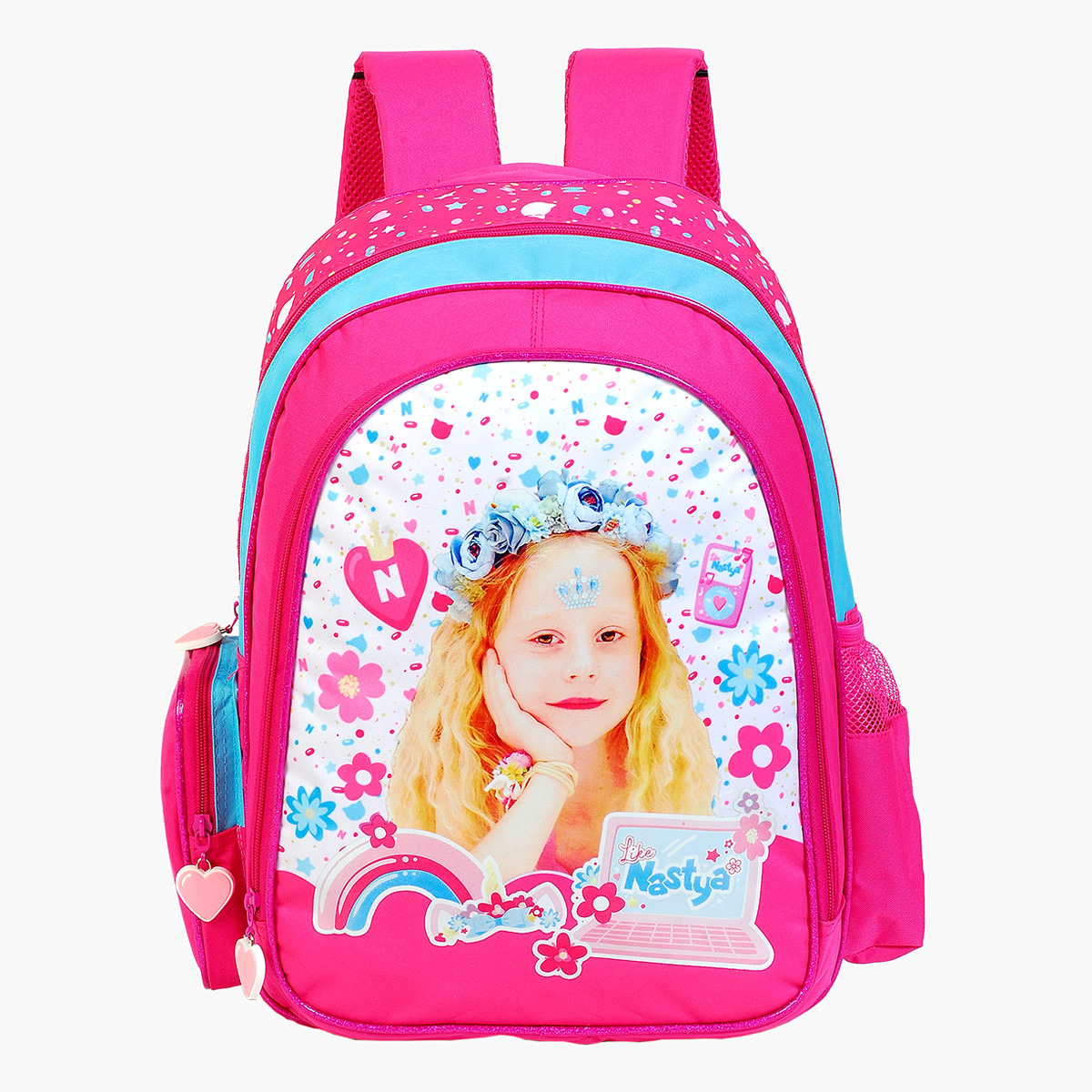 Like Nastya Printed Backpack with Shoulder Straps and Zip Closure - 16 inches-school-bagsandbackpacks-backpacks-image-1