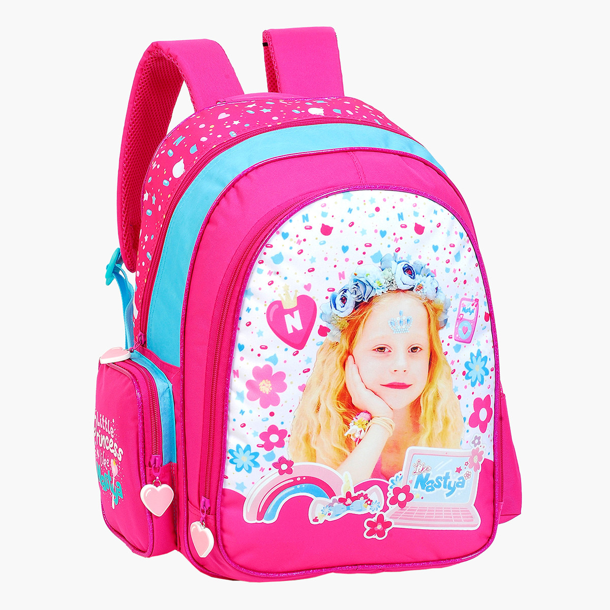 Like Nastya Printed Backpack with Shoulder Straps and Zip Closure - 16 inches-school-bagsandbackpacks-backpacks-image-2