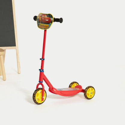 Smoby Disney Cars Print 3-Wheel Scooter-Bikes and Ride ons-image-0
