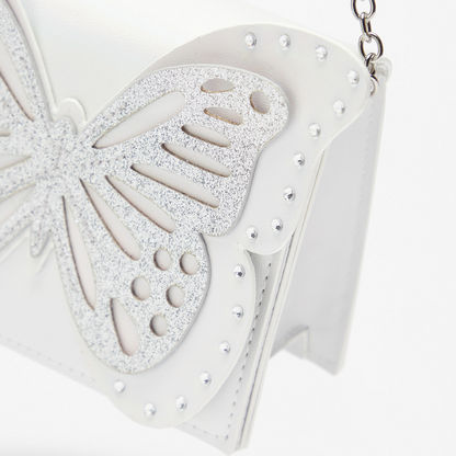 Little Missy Embellished Crossbody Bag with Lasercut Butterfly Applique-Girl%27s Bags-image-3