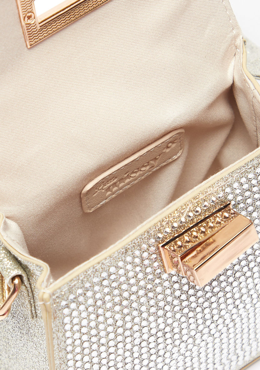 Little Missy Embellished Crossbody Bag with Twist and Lock Closure-Girl%27s Bags-image-4