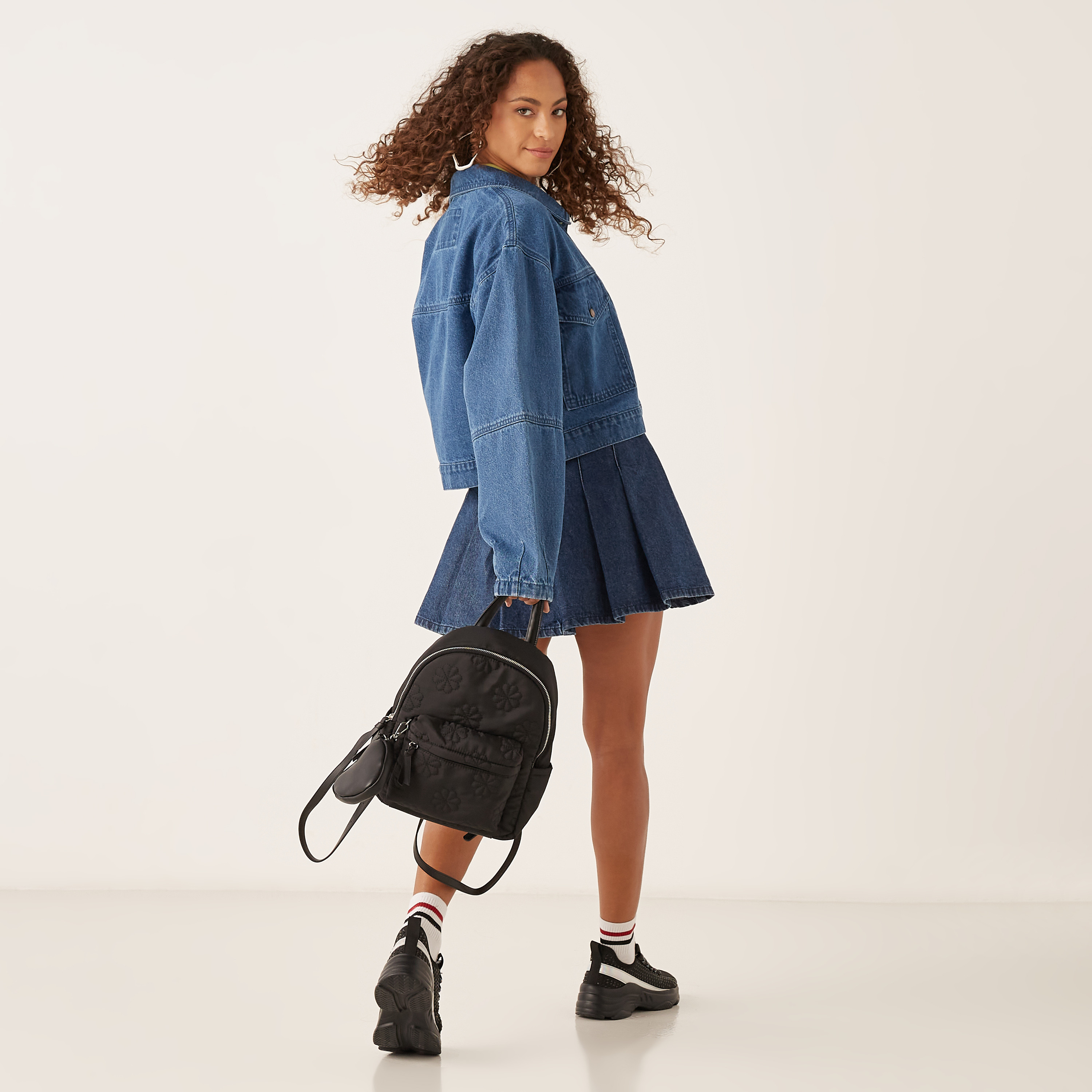 Missy Floral Quilted Backpack with Zip Closure and Pouch-women-bagsandwallets-backpacks-image-6