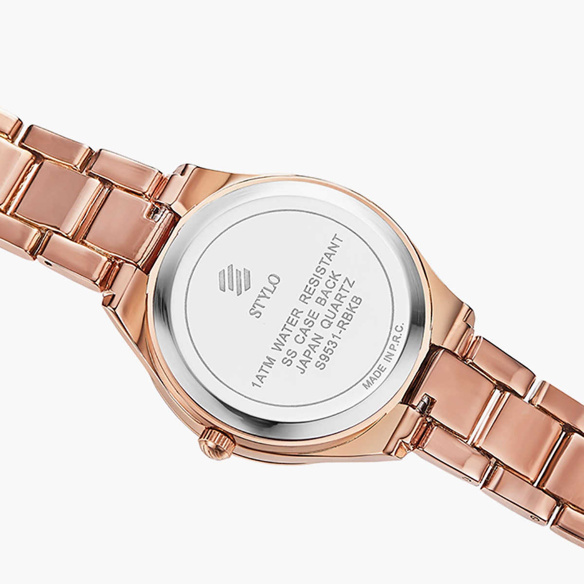 Stylo Women Rose Gold Stainless Steel Strap Analog Watch - S9531-RBKB-women-watchesandjewellery-watches-image-3