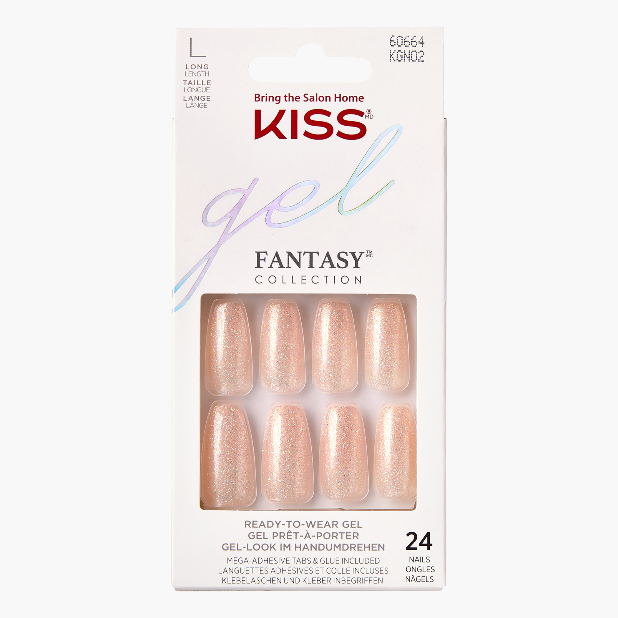 Kiss Cosmetics Gel Fantasy Nail Set-beautyandpersonalcare-makeup-nails-artificialnails-image-1