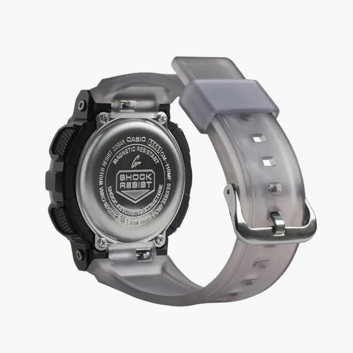 G-Shock Men Grey Silicone Strap Analog-Digital Watch - GM-110MF-1ADR-men-watchesandjewellery-watches-image-3