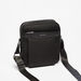 Duchini Textured Crossbody Bag with Adjustable Strap-Men%27s Handbags-thumbnailMobile-1