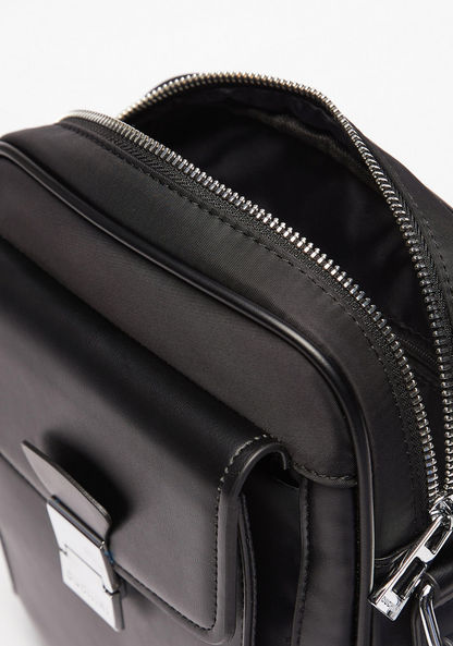 Duchini Solid Crossbody Bag with Adjustable Strap