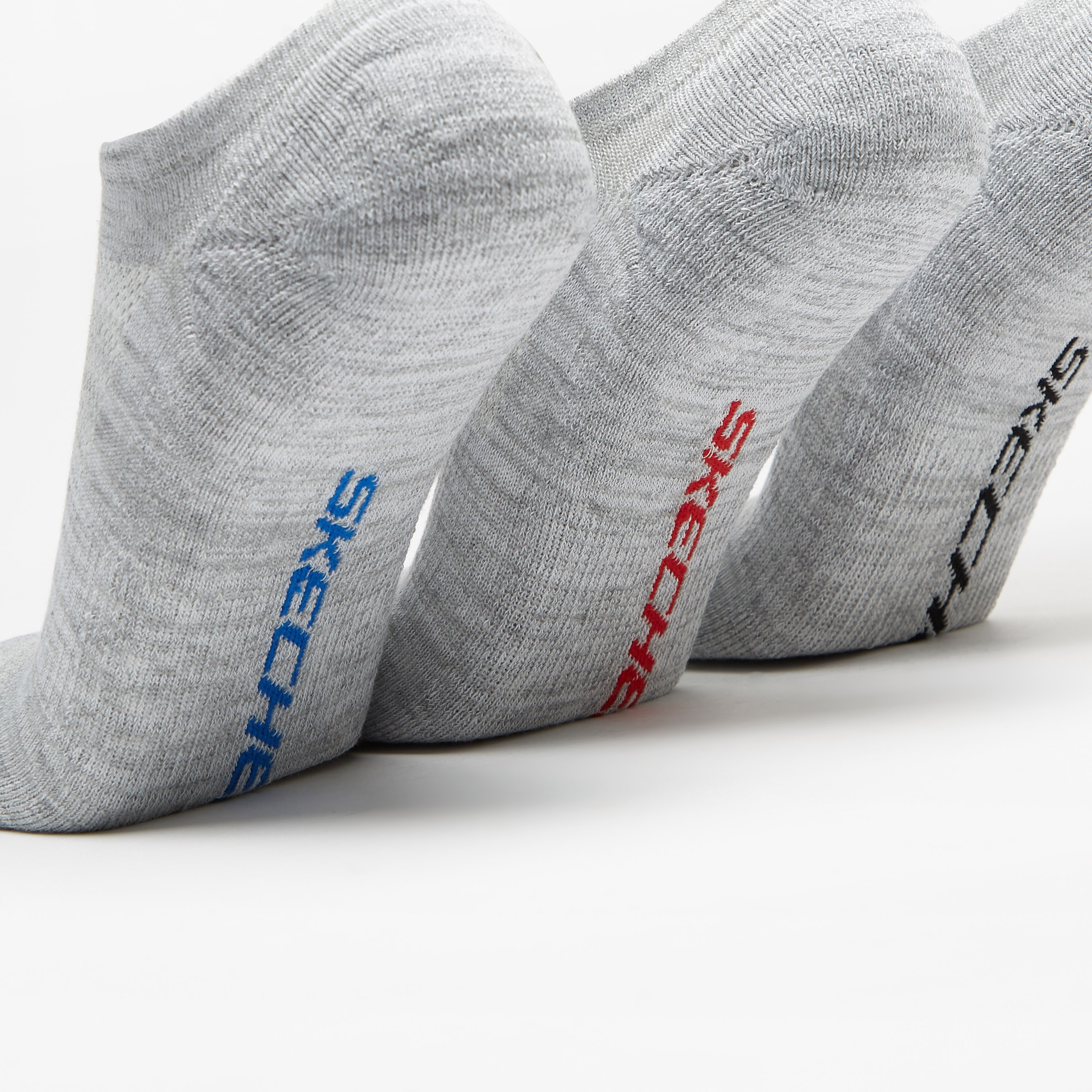جوارب رياضية بارزة الملمس غير مرئية من سكيتشرز - طقم من 3-men-socks-image-2