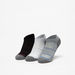 Skechers Striped Ankle Length Sports Socks - Set of 3-Women%27s Socks-thumbnail-0