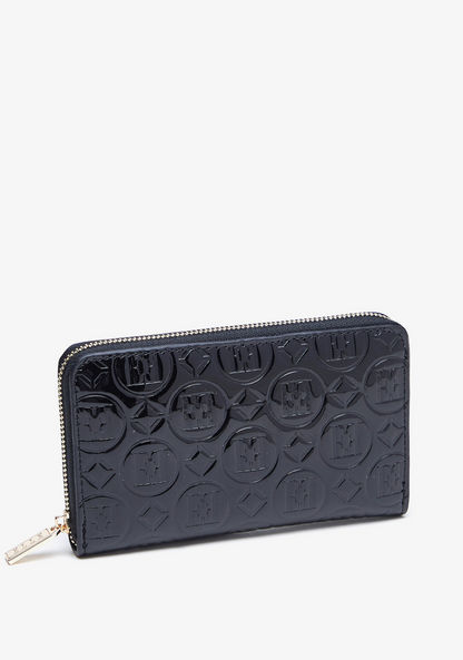 Elle Logo Embossed Zip Around Wallet-Wallets & Clutches-image-1