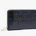 Elle Logo Embossed Zip Around Wallet-Wallets & Clutches-thumbnail-2