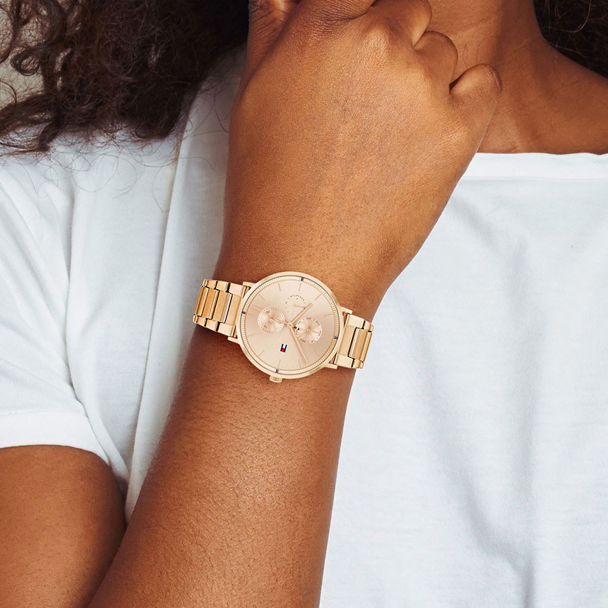 Buy Tommy Hilfiger Women Rose Gold Dial Analog Watch - 1782296 Online ...