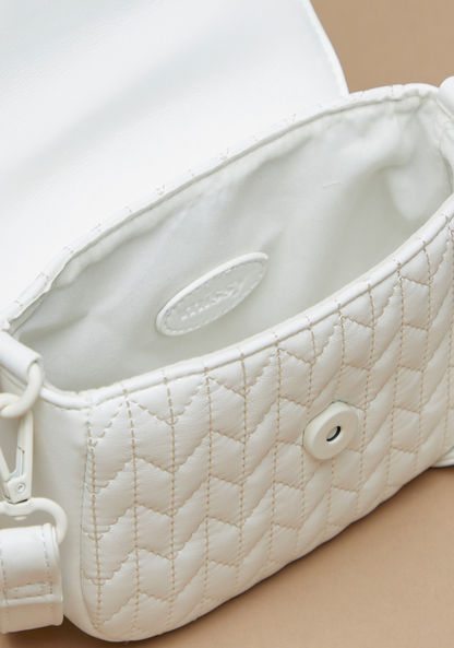 Missy Quilted Crossbody Bag with Detachable Strap and Magnetic Button Closure-Women%27s Handbags-image-3