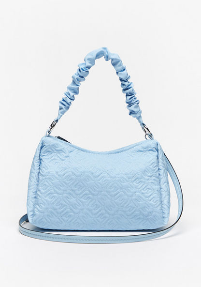 Missy Quilted Crossbody Bag with Ruched Strap