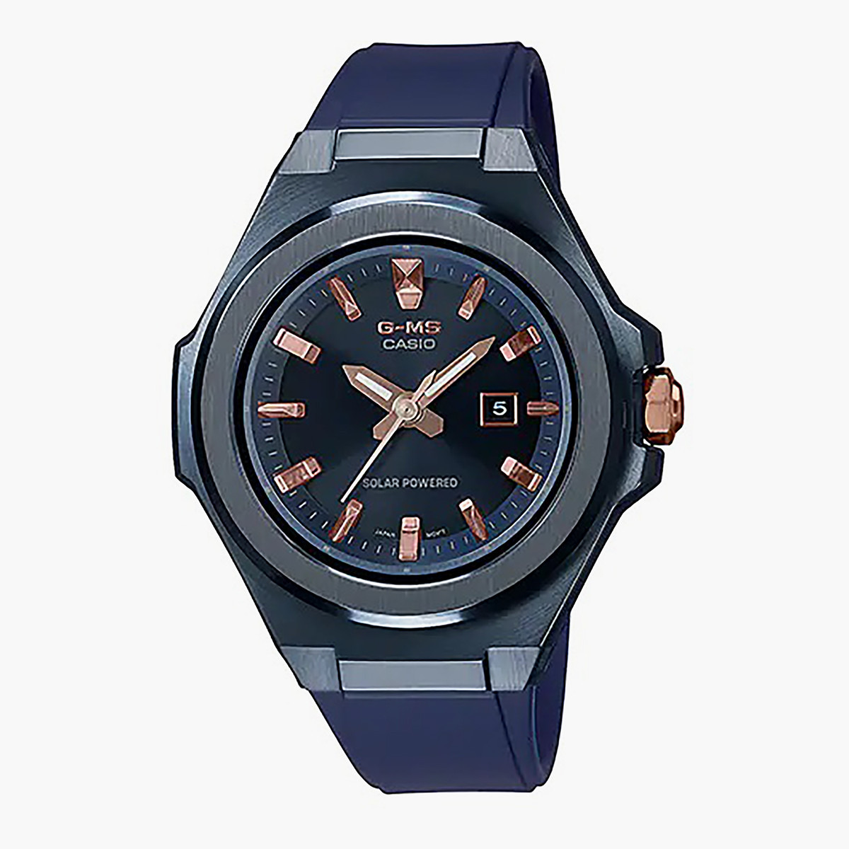 Casio Sheen Women Navy Silicone Strap Analog Watch - MSG-S500G-2A2DR-women-watchesandjewellery-watches-image-1
