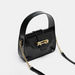 Haadana Textured Shoulder Bag with Chain Strap and Metallic Accent-Women%27s Handbags-thumbnail-2