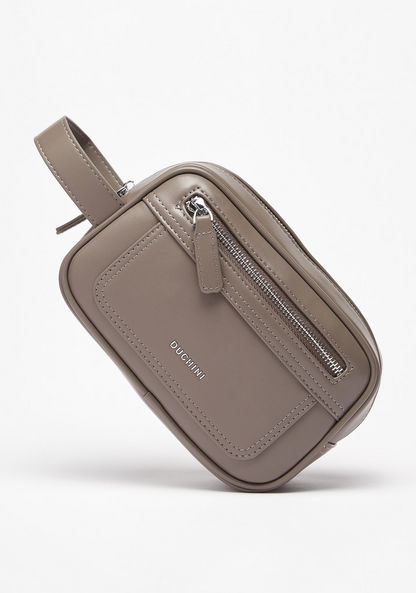 Duchini Solid Pouch with Zip Closure and Wrist Loop-Men%27s Wallets%C2%A0& Pouches-image-1