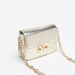 Haadana Textured Crossbody Bag with Chain Strap and Metallic Accent-Women%27s Handbags-thumbnailMobile-1