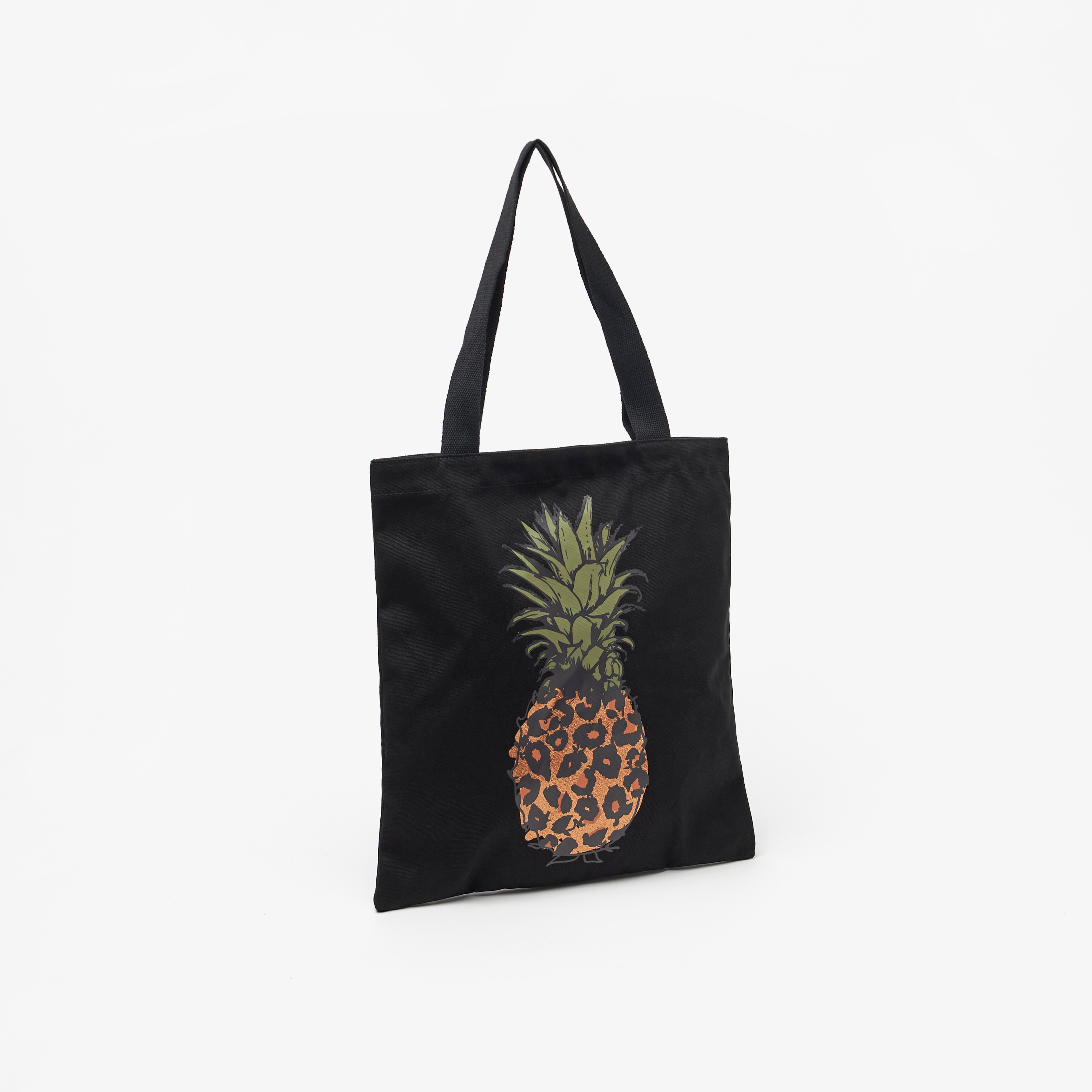 Pineapple canvas tote discount bag