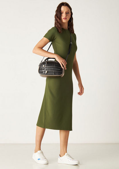 Missy Panelled Bowler Bag with Zip Closure-Women%27s Handbags-image-4