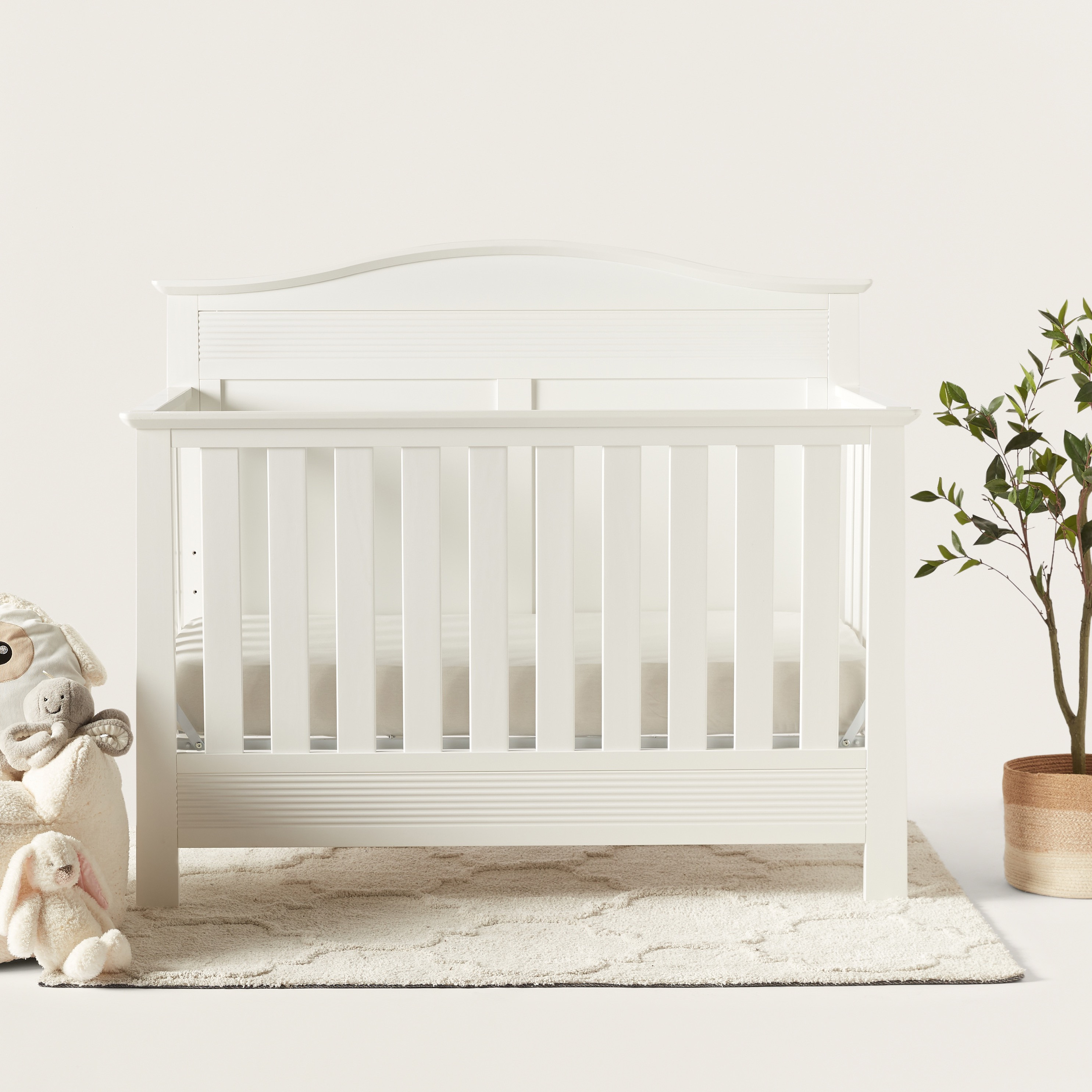 Juniors Wooden Adjustable Height Crib-baby-nursery-furniture-cribsandbeds-babycribs-image-1