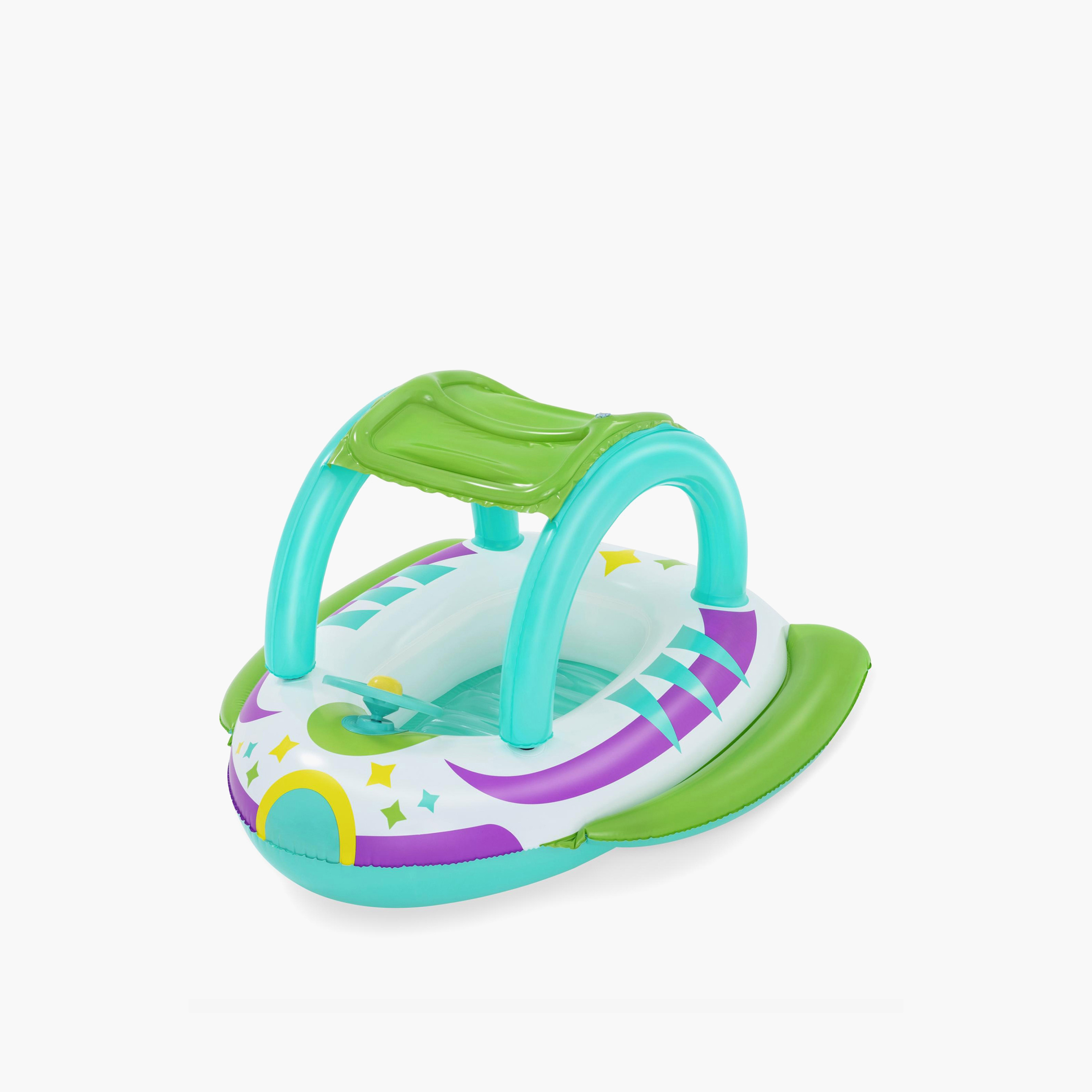 قارب للأطفال قابل للنفخ سبيس سبلاش من بيست واي-toys-outdoor-poolandbeach-floatsandboats-image-1