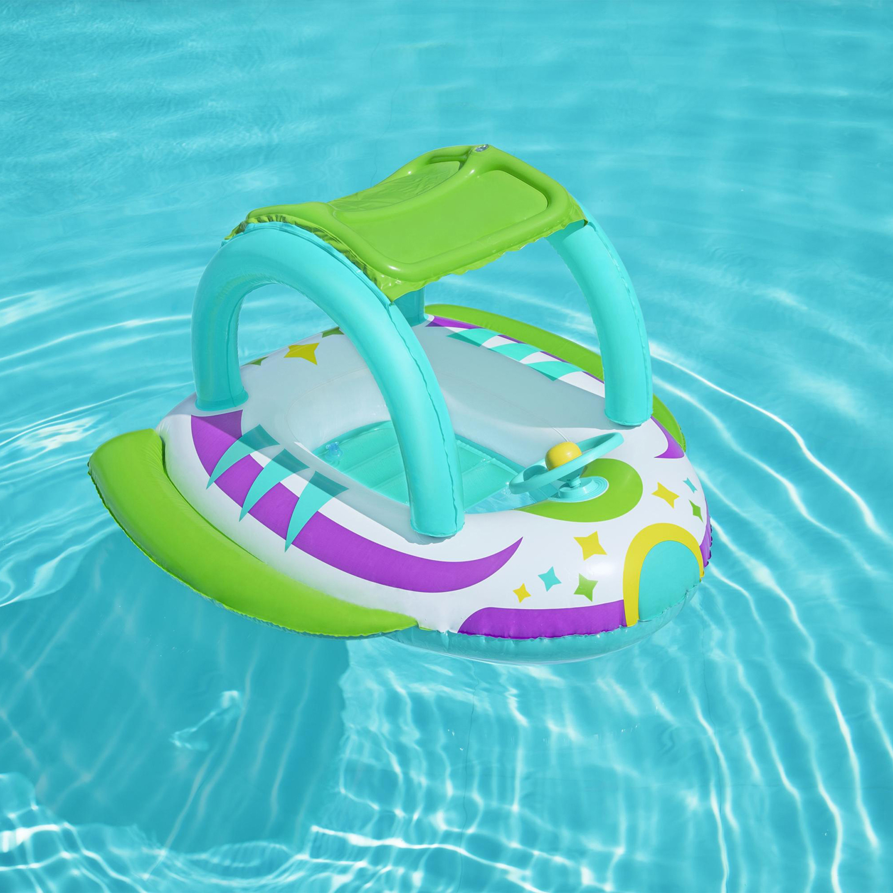 قارب للأطفال قابل للنفخ سبيس سبلاش من بيست واي-toys-outdoor-poolandbeach-floatsandboats-image-6