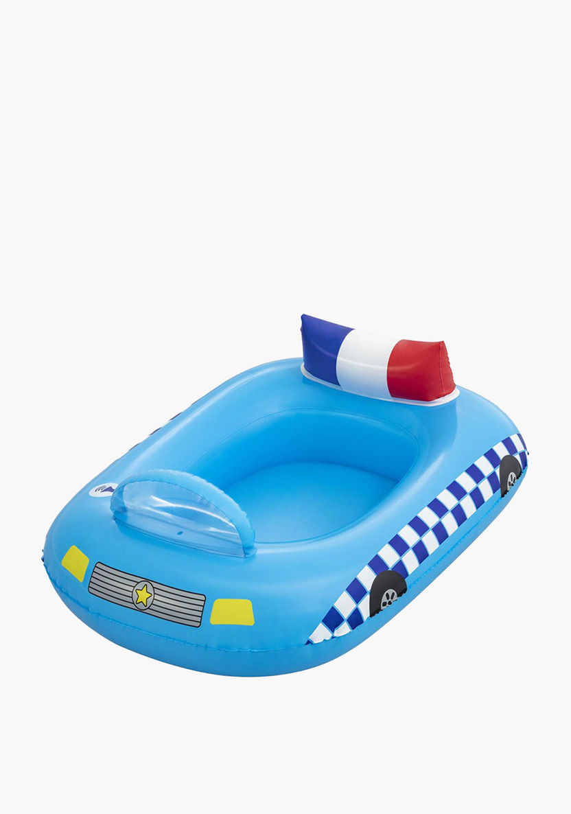 Bestway Inflatable Police Car Baby Boat-Beach and Water Fun-image-0