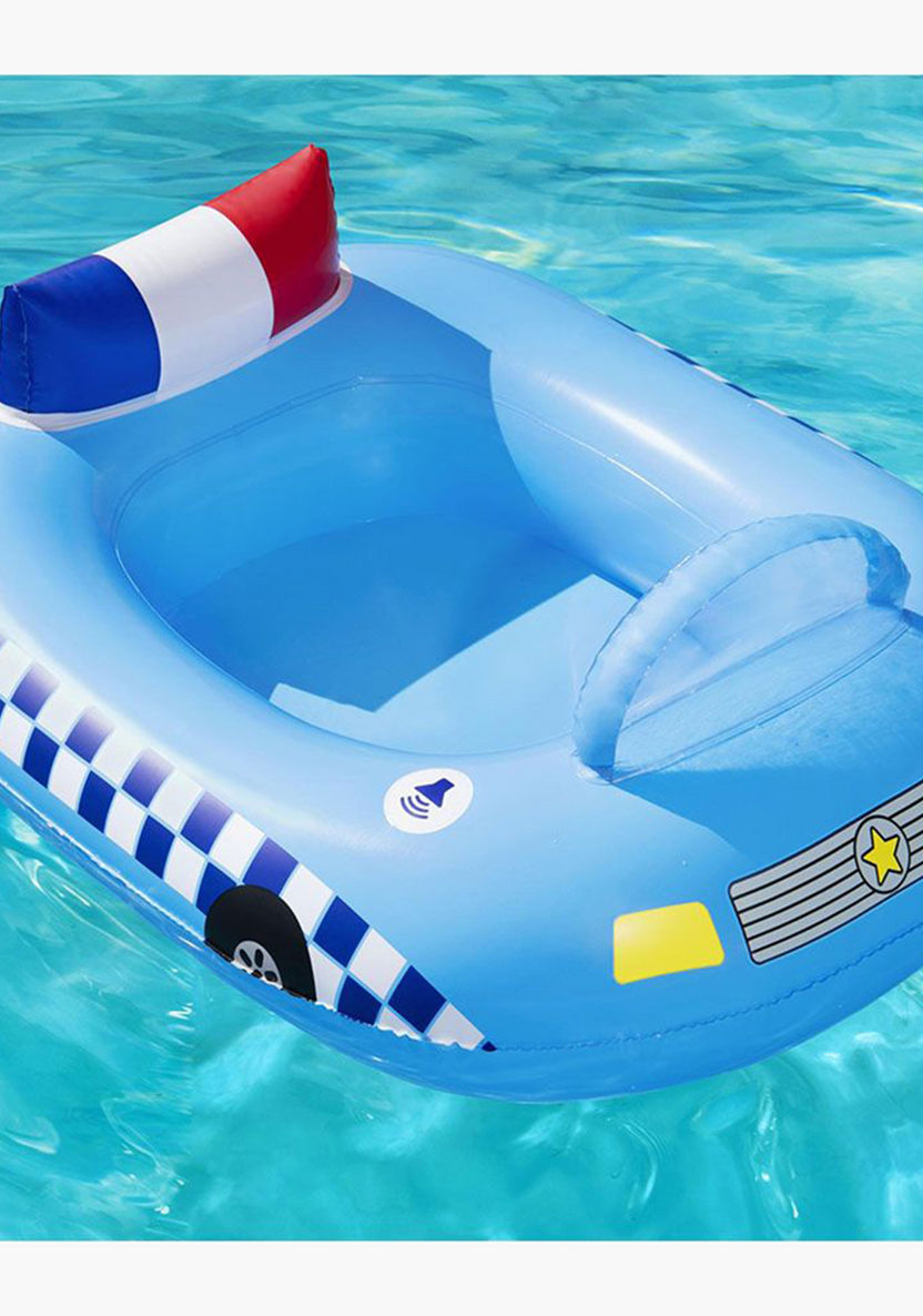 Bestway Inflatable Police Car Baby Boat-Beach and Water Fun-image-2