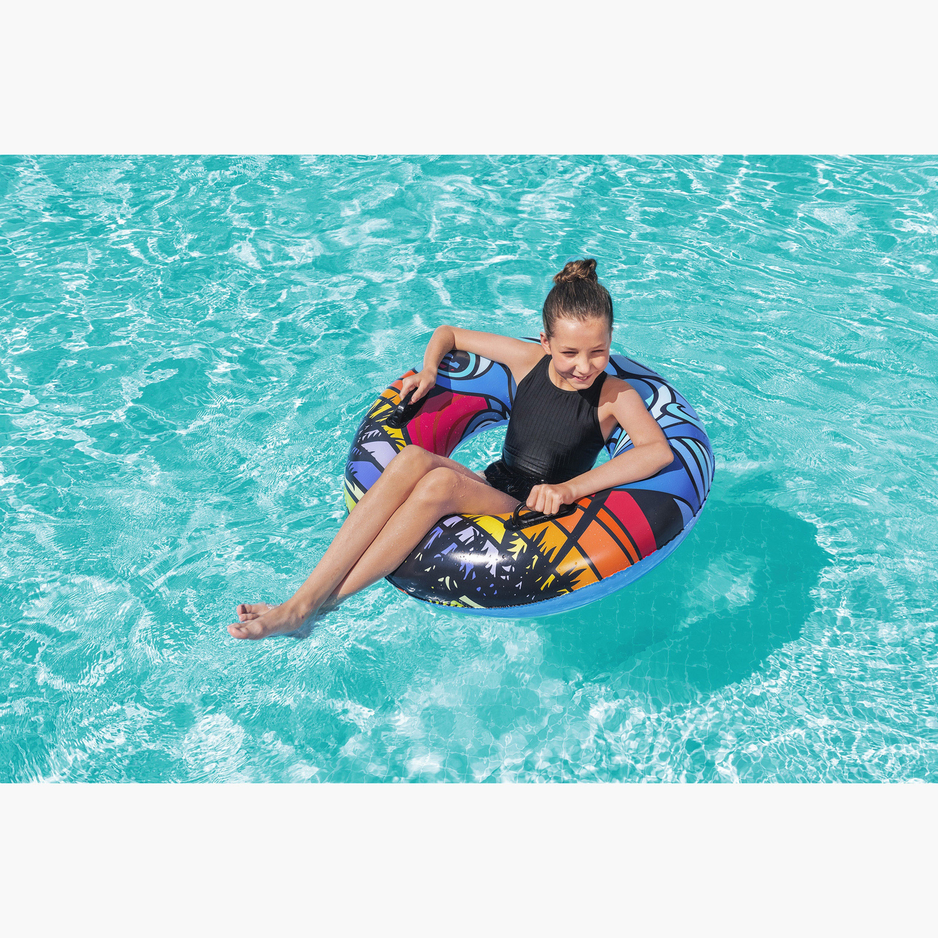 Bestway Tropical Print Swim Tube - 36 inches-toys-outdoor-poolandbeach-poolaccessories-image-16