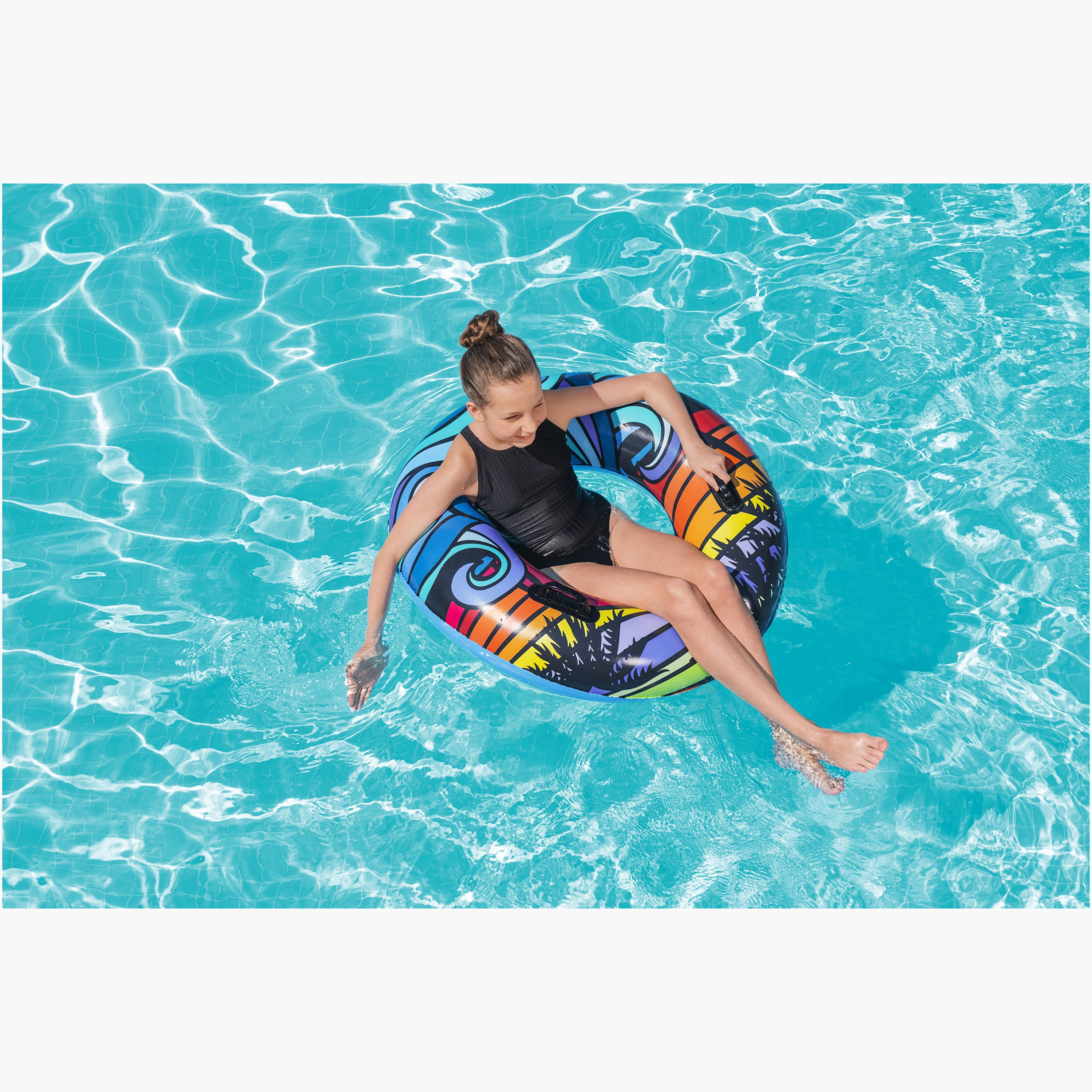 Bestway Tropical Print Swim Tube - 36 inches-toys-outdoor-poolandbeach-poolaccessories-image-3