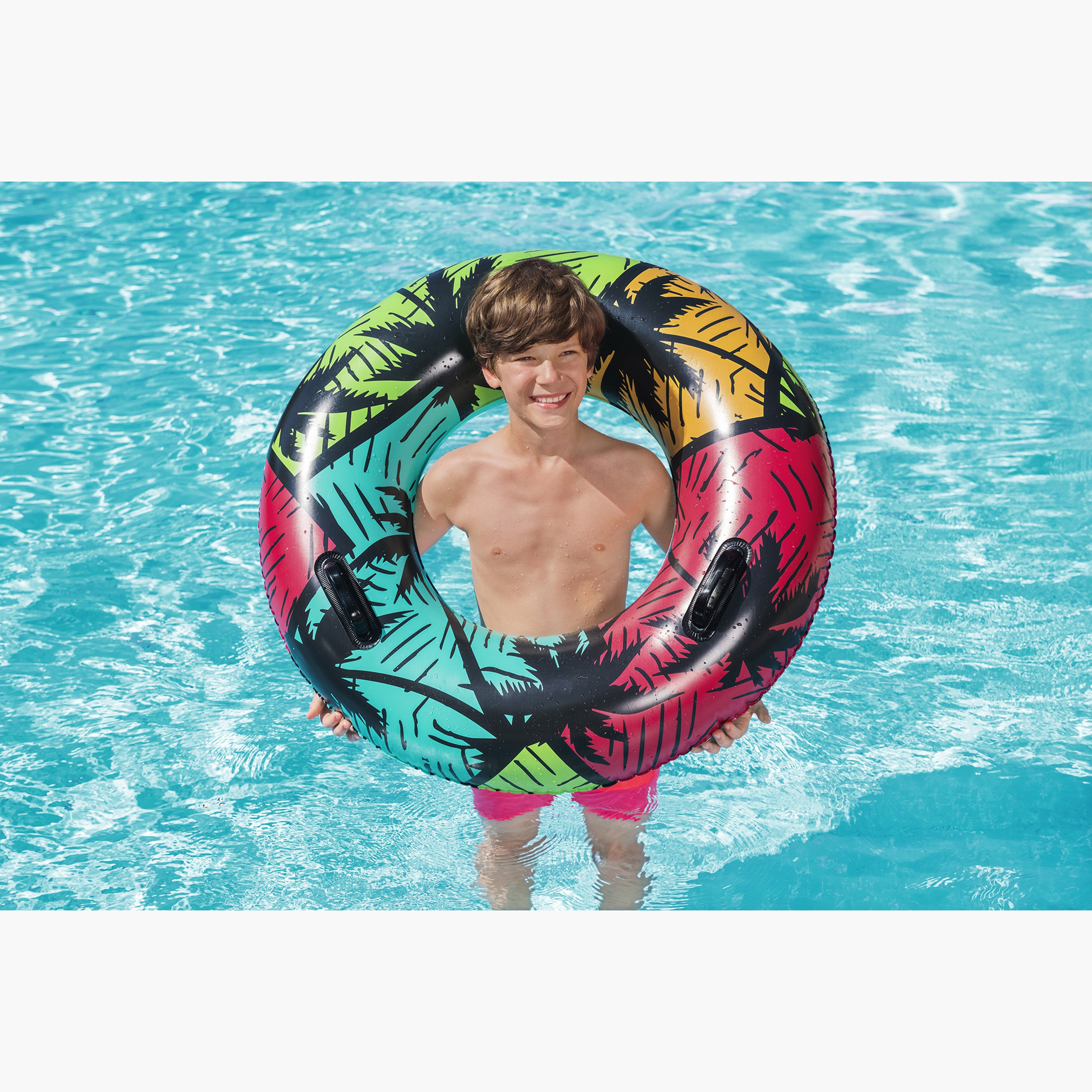 Bestway Tropical Print Swim Tube - 36 inches-toys-outdoor-poolandbeach-poolaccessories-image-5