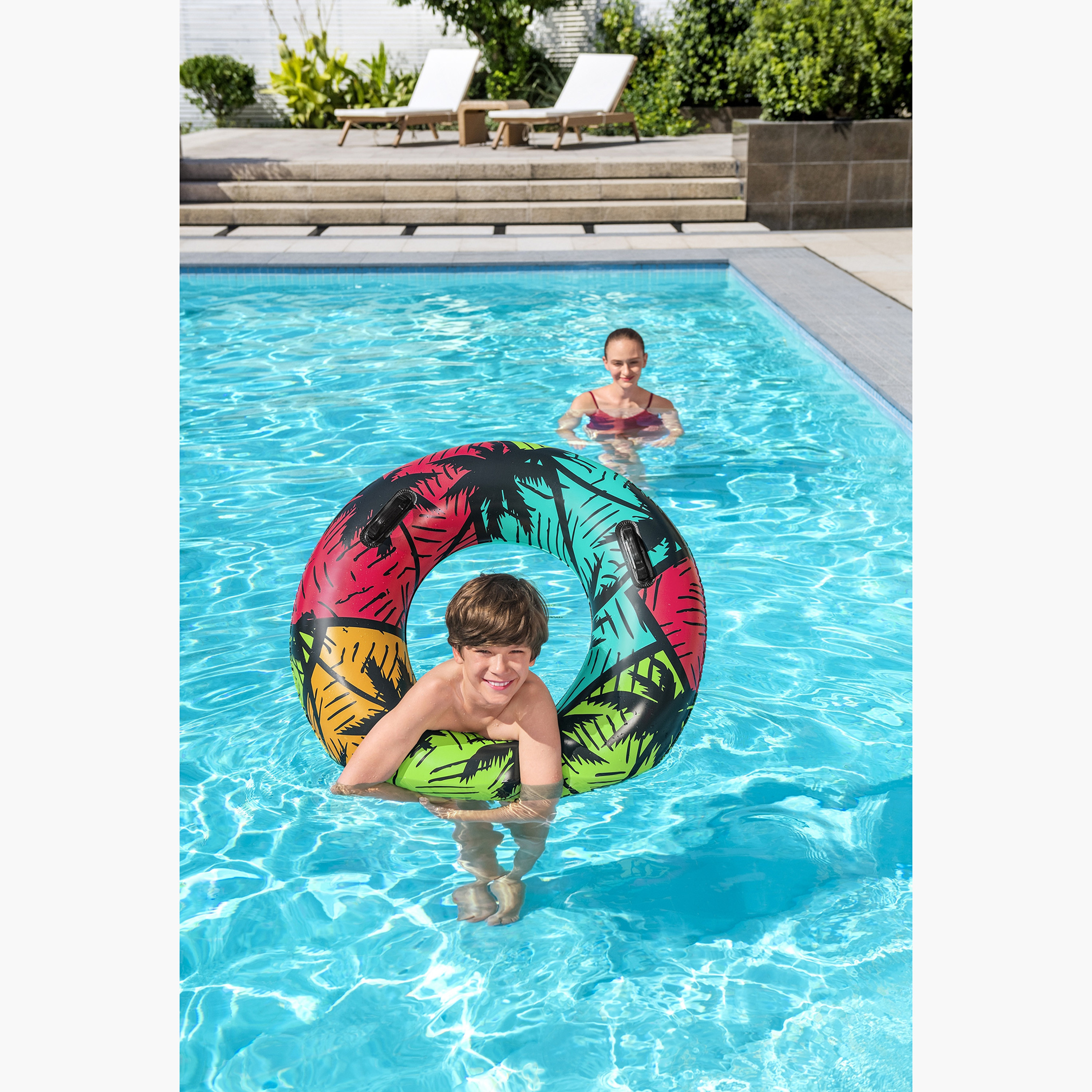 Bestway Tropical Print Swim Tube - 36 inches-toys-outdoor-poolandbeach-poolaccessories-image-7