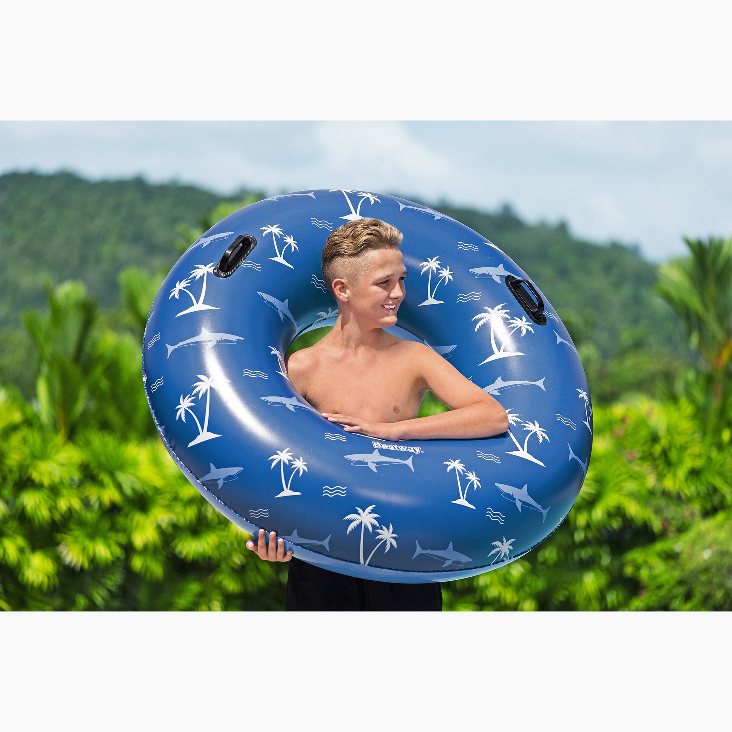 Bestway Assorted Nautical Print Swim Ring-toys-outdoor-poolandbeach-poolaccessories-image-15