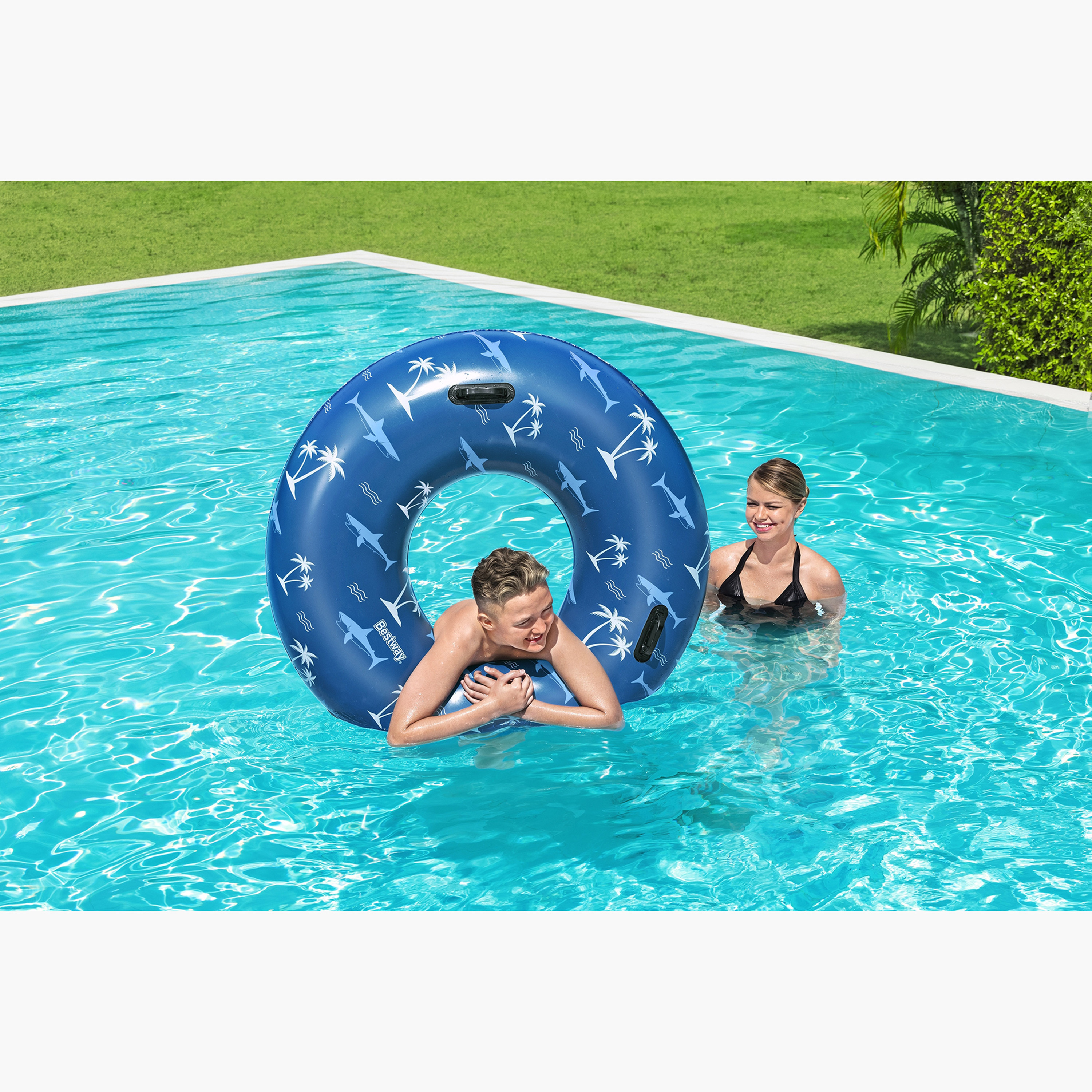 Bestway Assorted Nautical Print Swim Ring-toys-outdoor-poolandbeach-poolaccessories-image-3